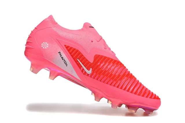 Nike Phantom GT وردي أسود شفاف أرضية صلبة أحذية كرة القدم 3
