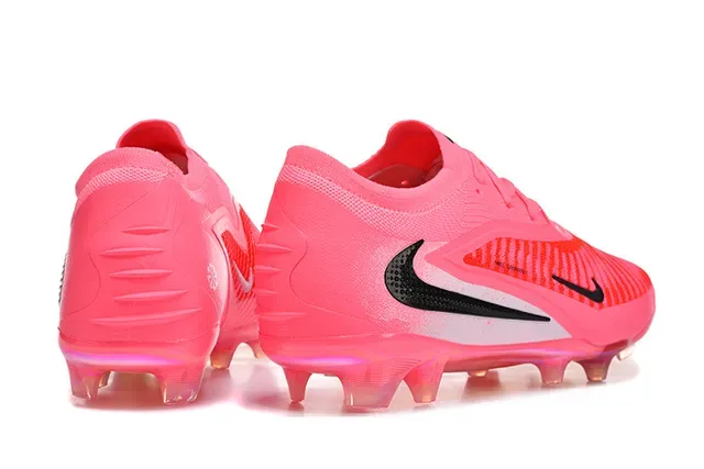 Nike Phantom GT وردي أسود شفاف أرضية صلبة أحذية كرة القدم 5