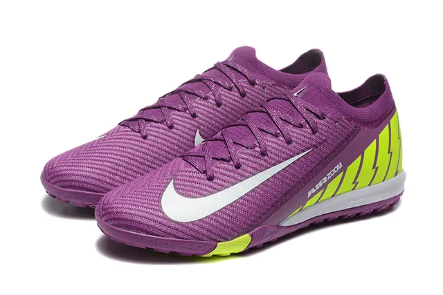 Nike Phantom GT Turf Purple and Neon Yellow Turf chaussures de football 8