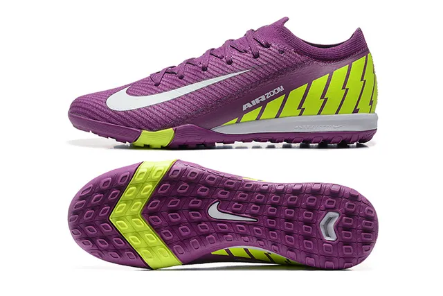 Nike Phantom GT Turf Purple and Neon Yellow Turf chaussures de football 9