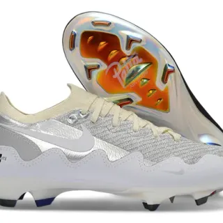 Nike Phantom GT Unite Silver White Firm-Ground Soccer Shoes