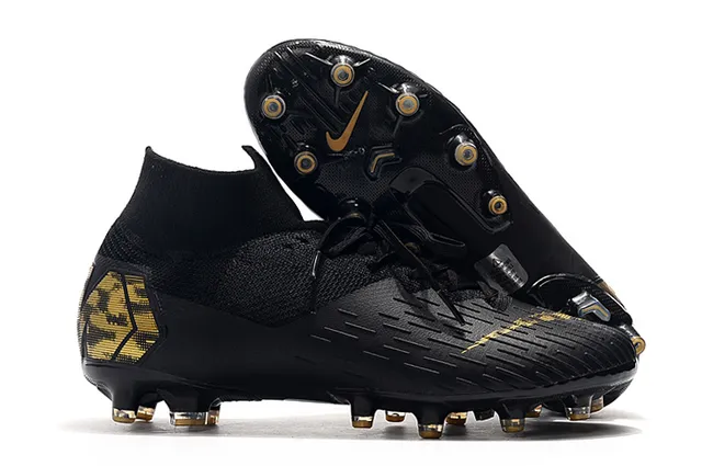Nike Phantom GT blanc noir coupe haute maille supérieure lacets asymétriques surface ferme chaussures de football 5