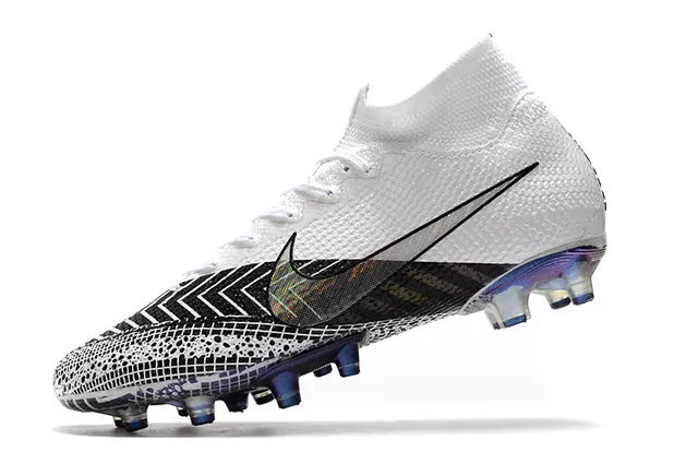 Nike Phantom GT blanc noir coupe haute maille supérieure lacets asymétriques surface ferme chaussures de football 24