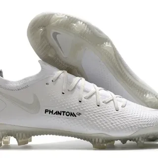 Nike Phantom GT White Firm-Ground Soccer Shoes