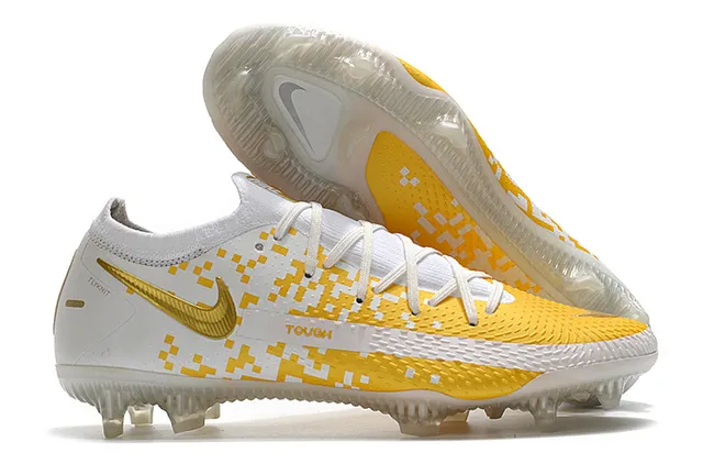 Nike Phantom GT White Firm-Ground Soccer Shoes 3