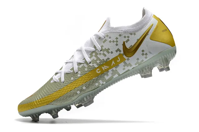 Nike Phantom GT White Firm-Ground Soccer Shoes 18