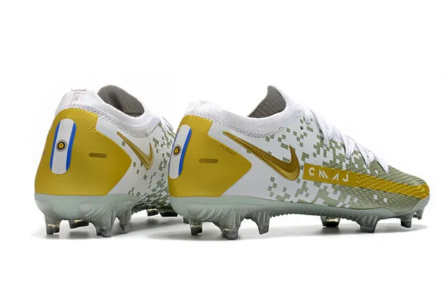 Nike Phantom GT White Firm-Ground Soccer Shoes 21