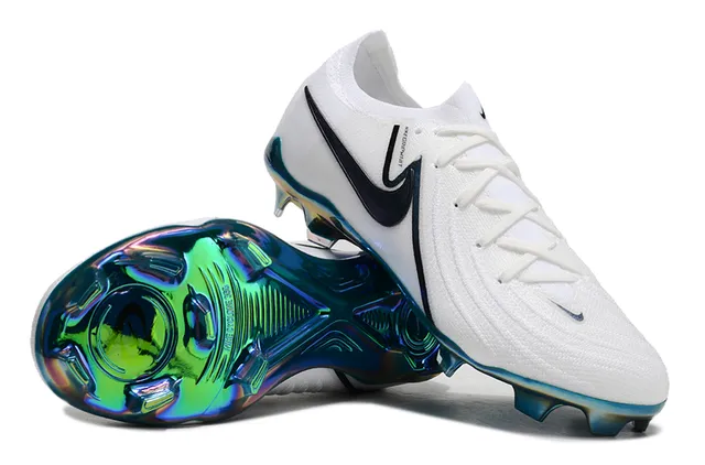 Nike Phantom GT White Iridescent Firm-Ground Soccer Shoes 6