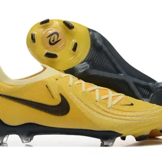 Nike Phantom GT Yellow Black Firm-Ground Soccer Shoes