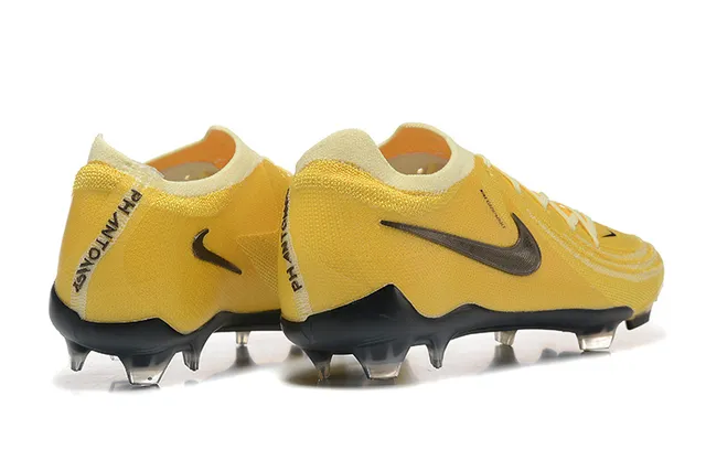 Nike Phantom GT Yellow Black Firm-Ground Soccer Shoes 2