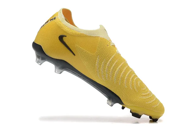 Nike Phantom GT Yellow Black Firm-Ground Soccer Shoes 4