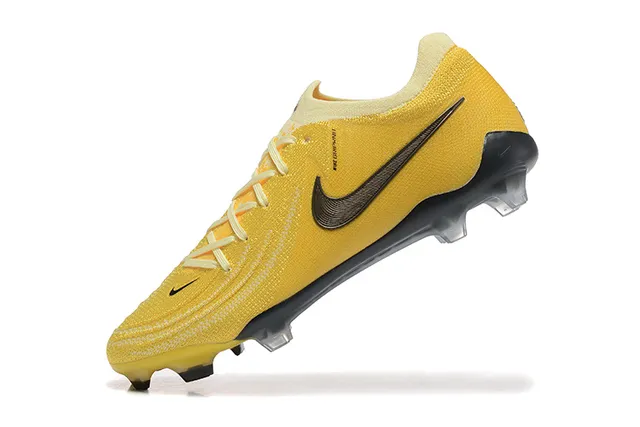 Nike Phantom GT Yellow Black Firm-Ground Soccer Shoes 5