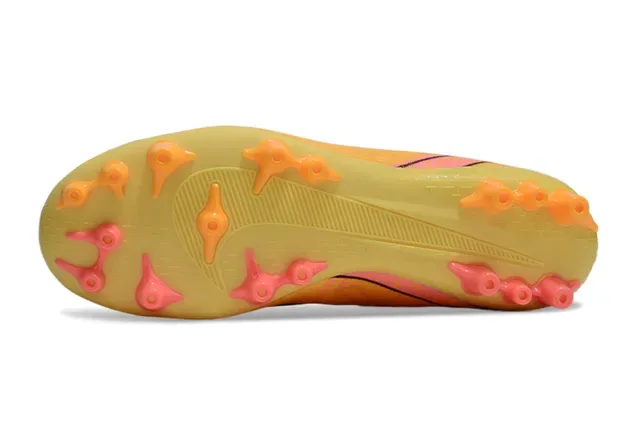 Nike Phantom GT Yellow Pink High-Cut Sock-Fit Collar Firm-Ground Soccer Shoes 6