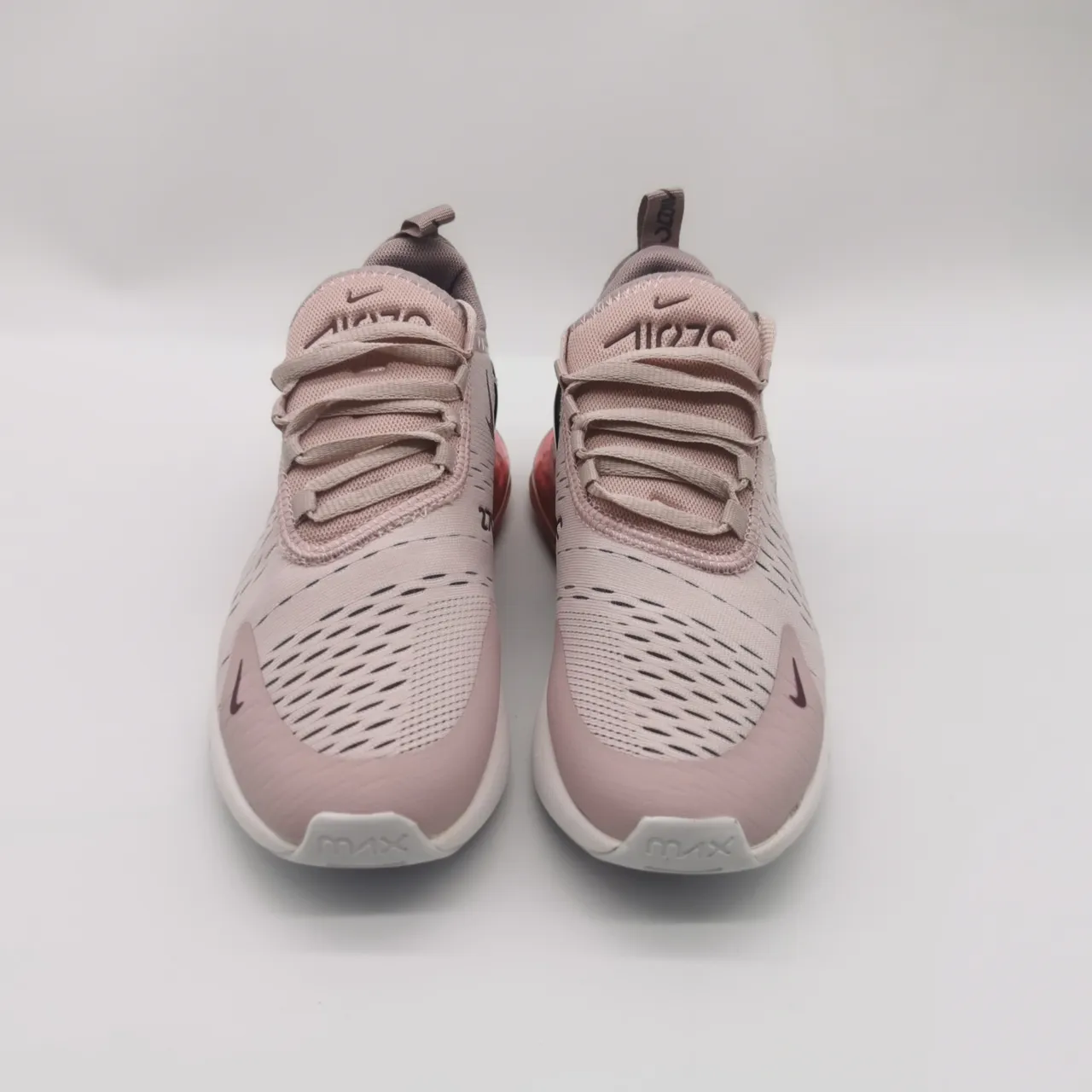 Nike Pink Beige Engineered Mesh Upper Visible Air 270 Unit Lifestyle Sneakers 5