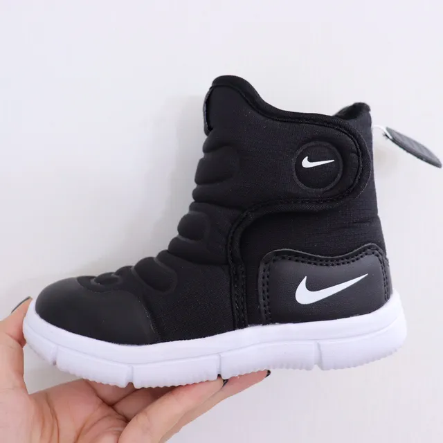 Nike Bottes de neige isolées rose et vert à col rembourré haute 15