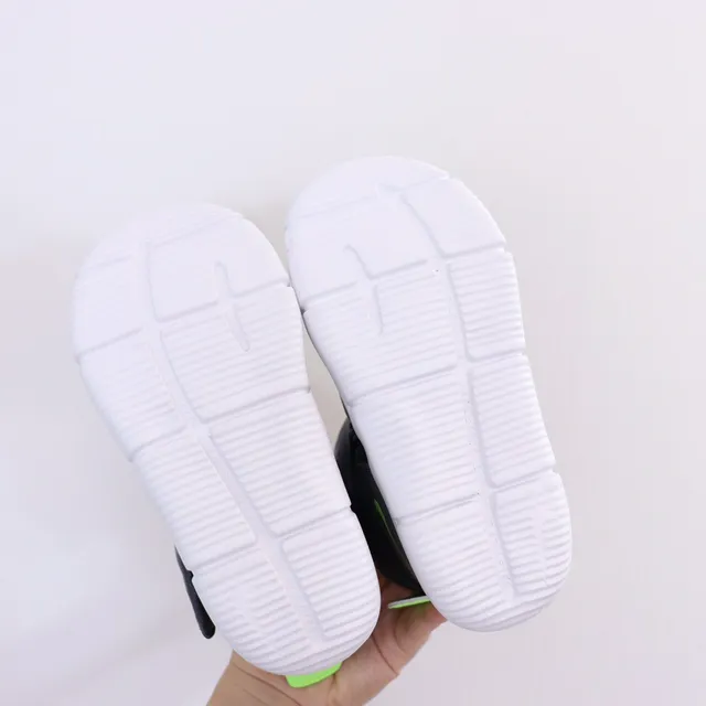 Nike Bottes de neige isolées rose et vert à col rembourré haute 23
