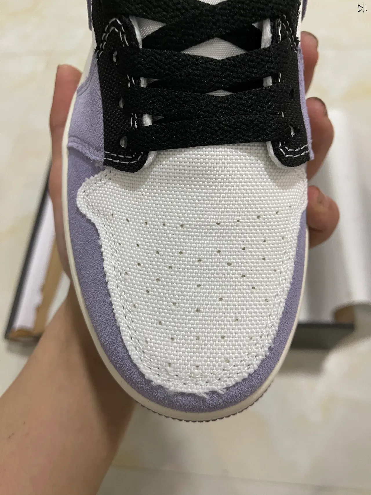 Nike Violet Noir Low-Top Matériau Mixte Partie Supérieure Chaussures Lifestyle 3