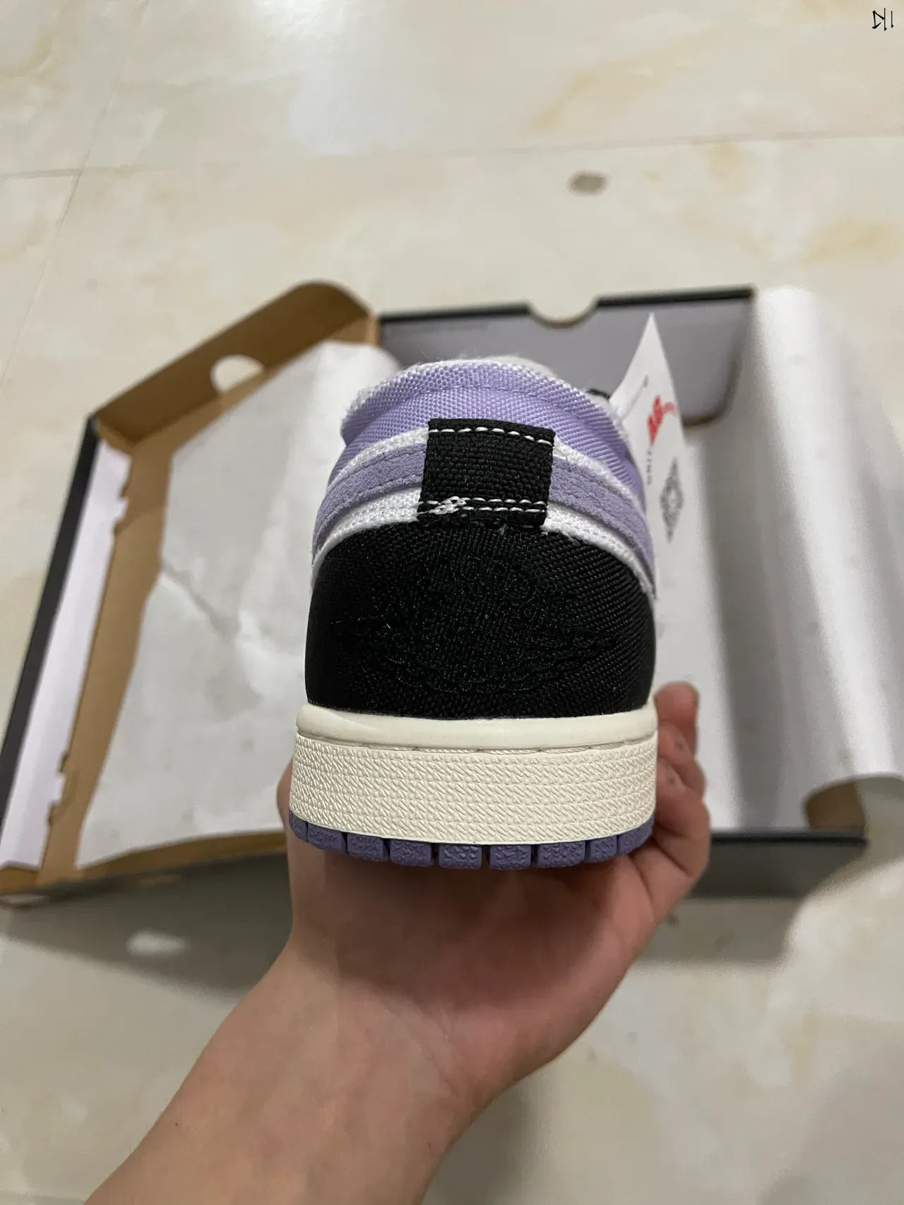Nike Violet Noir Low-Top Matériau Mixte Partie Supérieure Chaussures Lifestyle 6