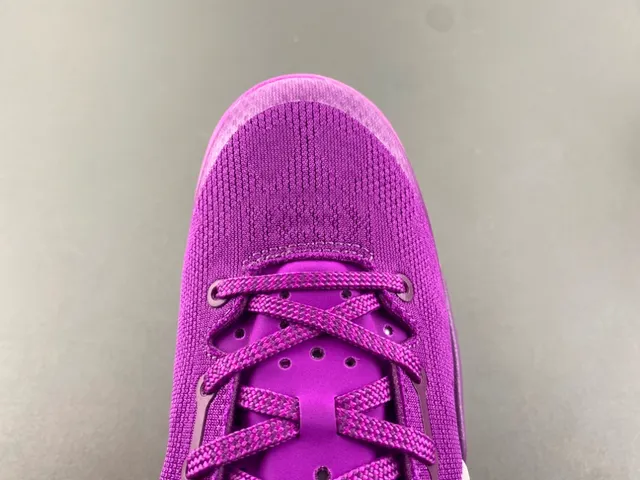 Nike Violet Blanc Tige Tricot Silhouette Basse Chaussures de Basketball 5