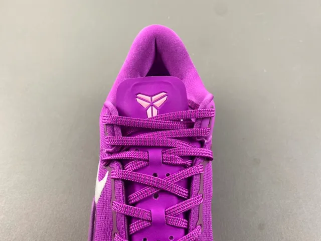 Nike Violet Blanc Tige Tricot Silhouette Basse Chaussures de Basketball 6