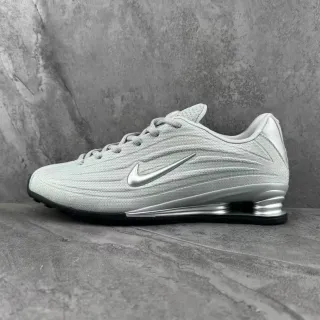 Nike Shox Lightweight Mesh Silver Lifestyle Sneakers