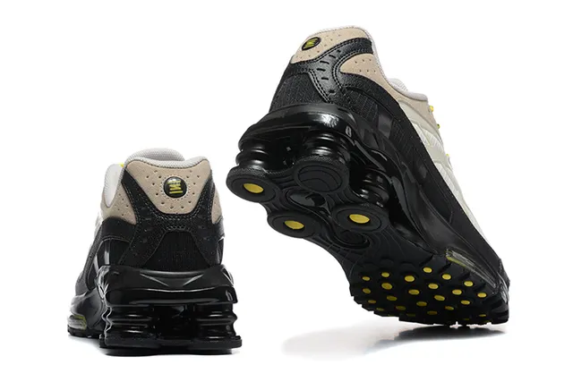 Nike Shox TL Beige White Black Yellow Lifestyle Sneakers 3