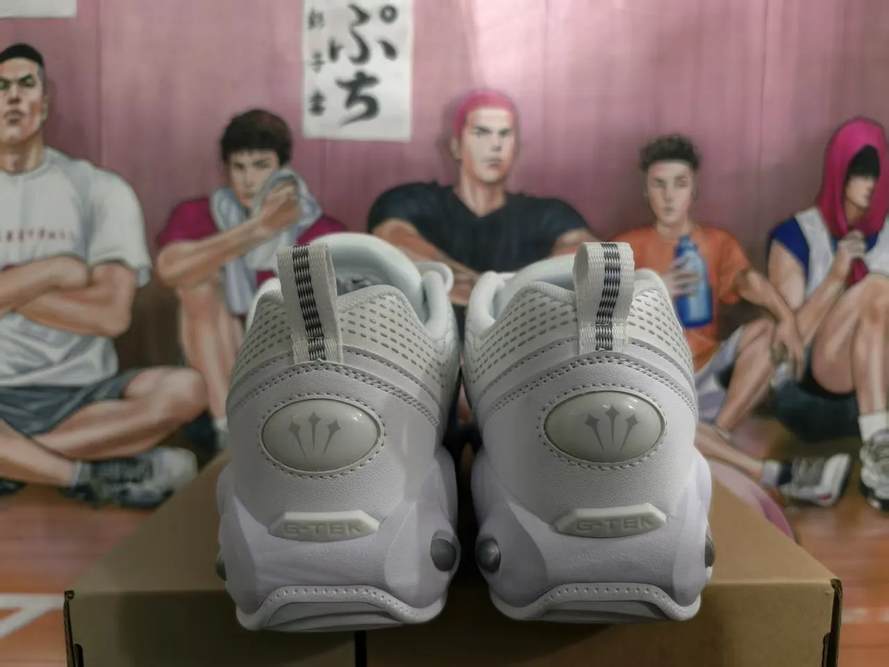 Nike Shox White Silver Perforated Mesh Chunky Sneakers 4