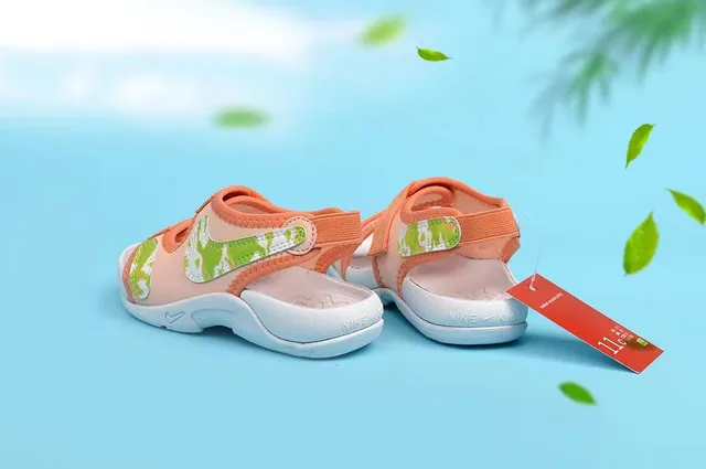 Nike Sunray Adjust Pink Orange Adjustable Strap Molded Sole Casual Sandals 3