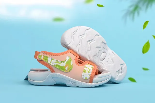 Nike Sunray Adjust Pink Orange Adjustable Strap Molded Sole Casual Sandals 5