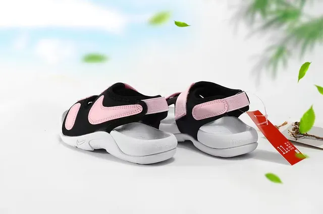 Nike Sunray Adjust Pink Orange Adjustable Strap Molded Sole Casual Sandals 17