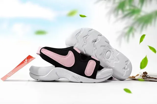 Nike Sunray Adjust Pink Orange Adjustable Strap Molded Sole Casual Sandals 18