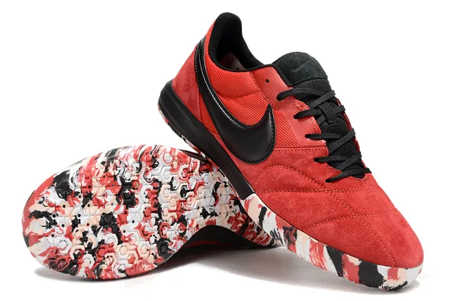 Nike Tiempo Legend Sapatos de futebol indoor vermelho preto multicolor 11