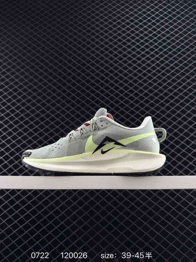 Nike Trail ATC gris claro y verde lima zapatos de correr 5