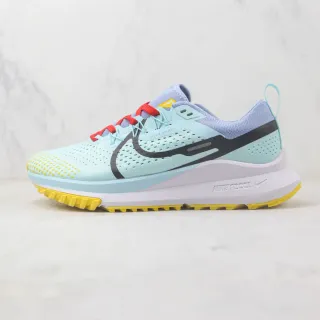 Nike Trail Blue Yellow Breathable Engineered Mesh Multi-Directional Lugged Outsole Running Shoes