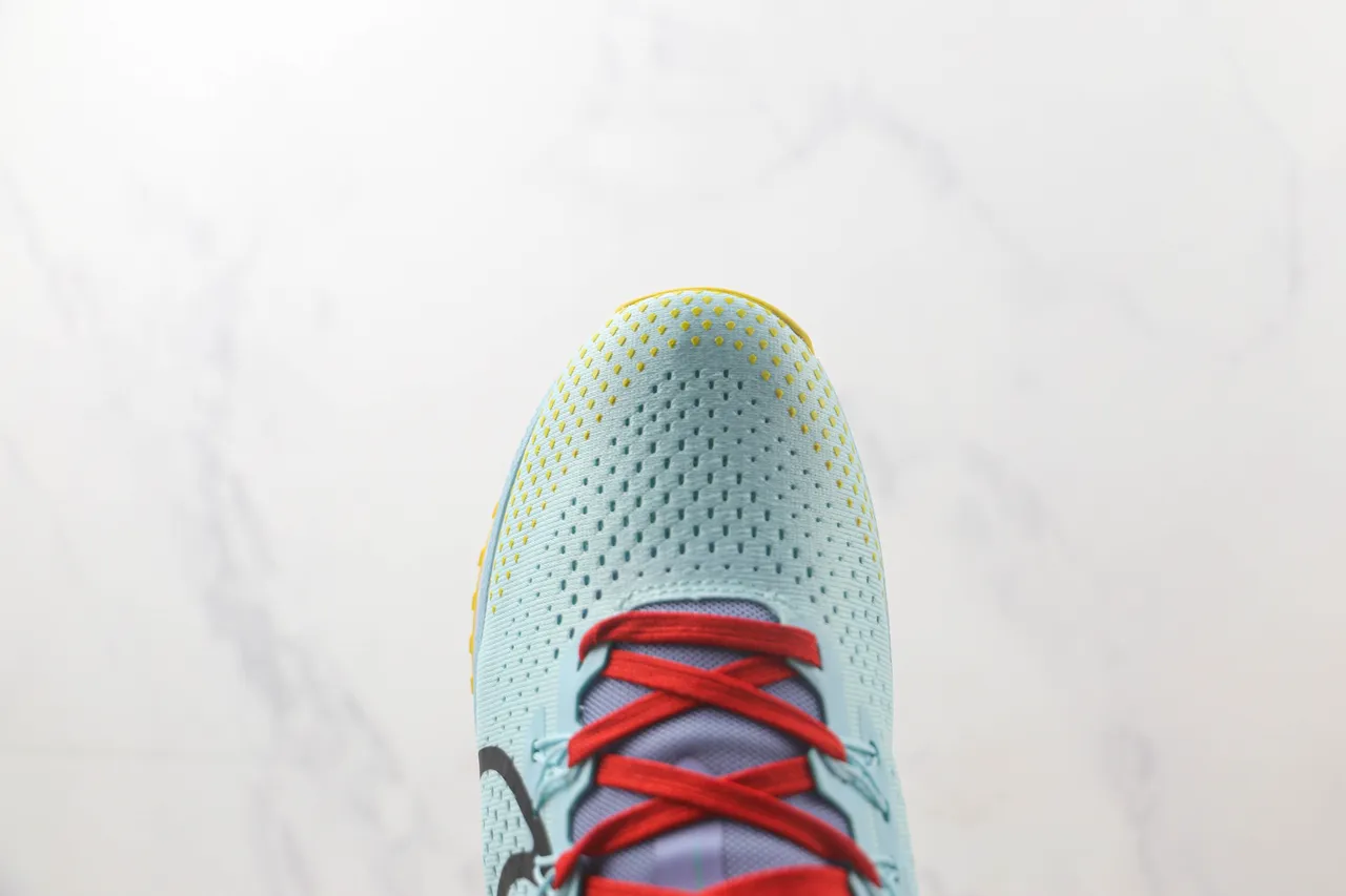 Nike Trail Azul Amarillo Transpirable Malla Ingenierizada Multi-Direccional Suela con Tacones Corrugados Zapatos de Running 6
