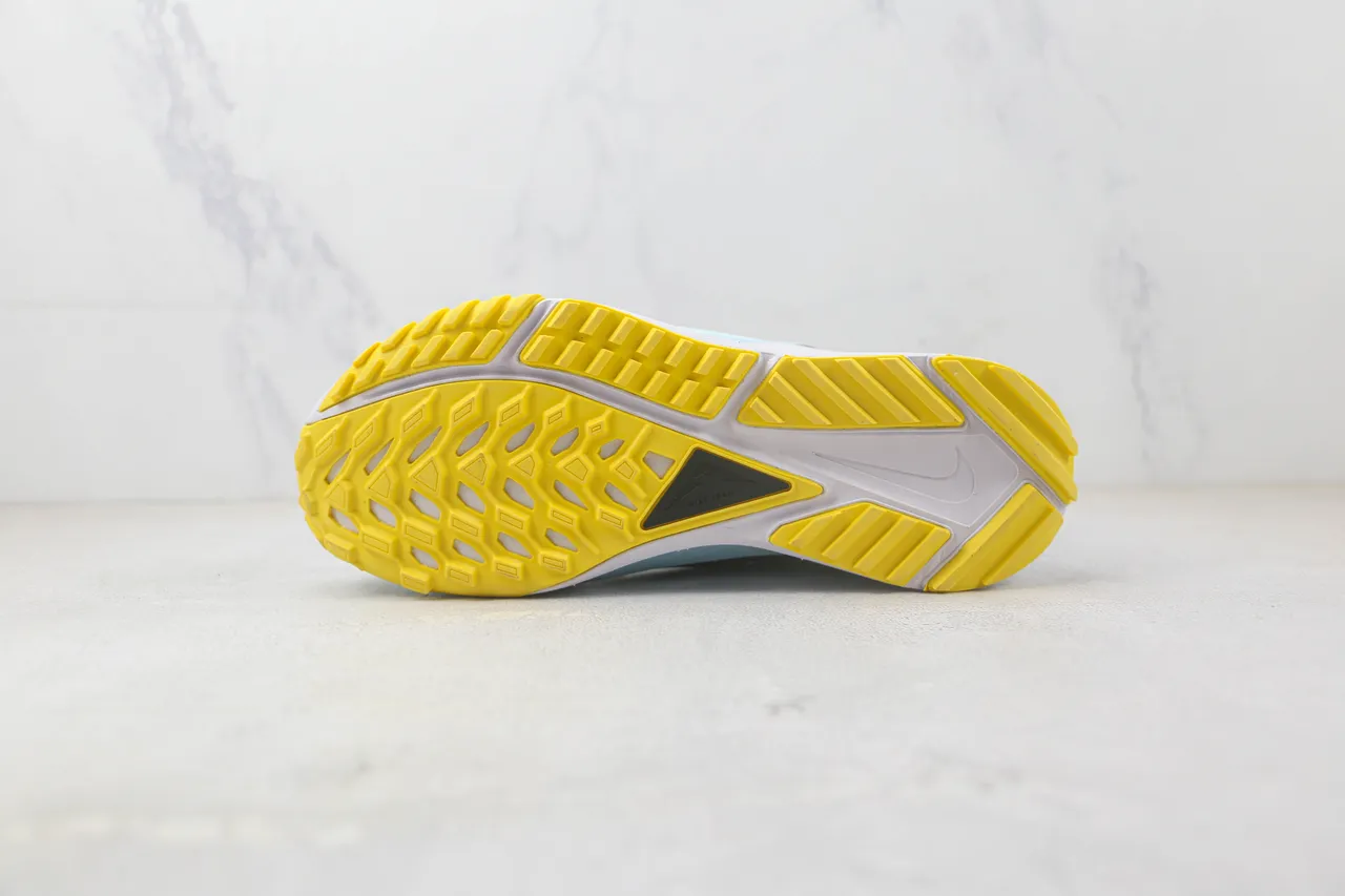 Nike Trail Azul Amarillo Transpirable Malla Ingenierizada Multi-Direccional Suela con Tacones Corrugados Zapatos de Running 8