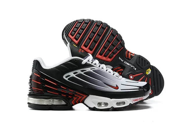 Nike Tuned Air Black Purple Layered Synthetic Cage Overlays Translucent Visible Unit Lifestyle Sneakers 9
