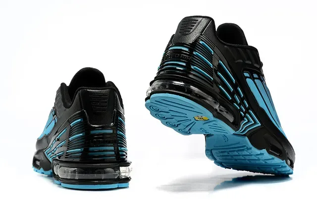 Nike Tuned Air Black Purple Layered Synthetic Cage Overlays Translucent Visible Unit Lifestyle Sneakers 24