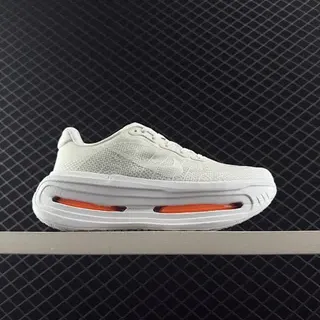 Nike VOMERO PREMIUM Zapatillas de Running con upper de tejido blanco y naranja, doble Air Zoom