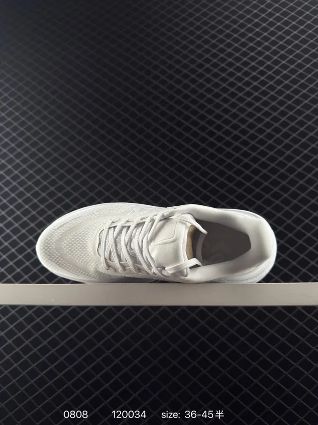 Nike VOMERO PREMIUM Tênis de Corrida com parte superior de malha branco e laranja, duplo Air Zoom 4