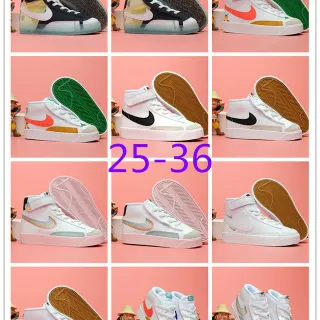 Nike White Black Low-Top Padded Collar Lifestyle Sneakers