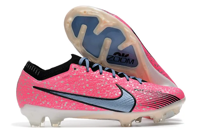 Nike Chaussures de football Blanc Or Bas Fond Tissu Supérieur Plaque Semelle Métallique Sol Ferme 3