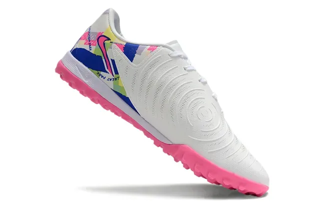 Nike White Pink Low-Top Synthetic Upper Sneakers 2