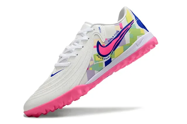 Nike White Pink Low-Top Synthetic Upper Sneakers 3