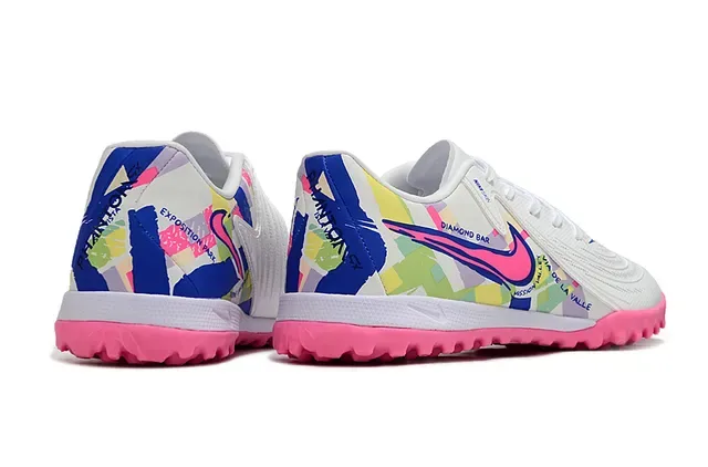 Nike White Pink Low-Top Synthetic Upper Sneakers 5