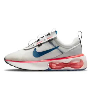 Nike White Red Mesh And Synthetic Upper Zippered Tongue Strap Lifestyle Sneakers