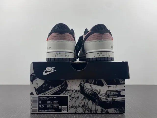 Nike x Initial D Dunk Low स्केटबोर्ड जूते 5