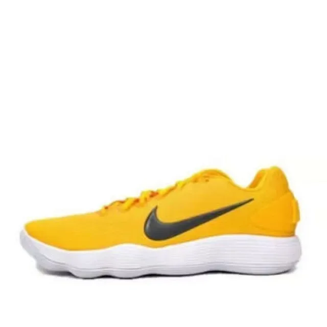 Nike Yellow Black Swoosh Low-Top Lifestyle Sneaker 2