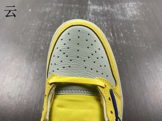 Nike Yellow Blue Low-Top Cupsole Lifestyle Sneakers 10