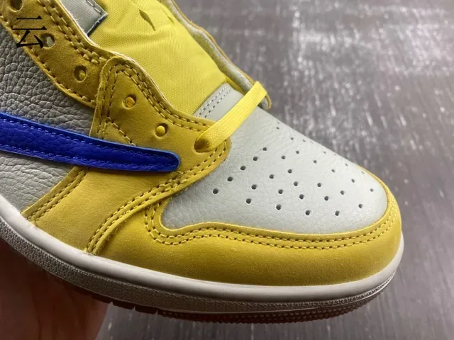 Nike Yellow Blue Low-Top Cupsole Lifestyle Sneakers 11